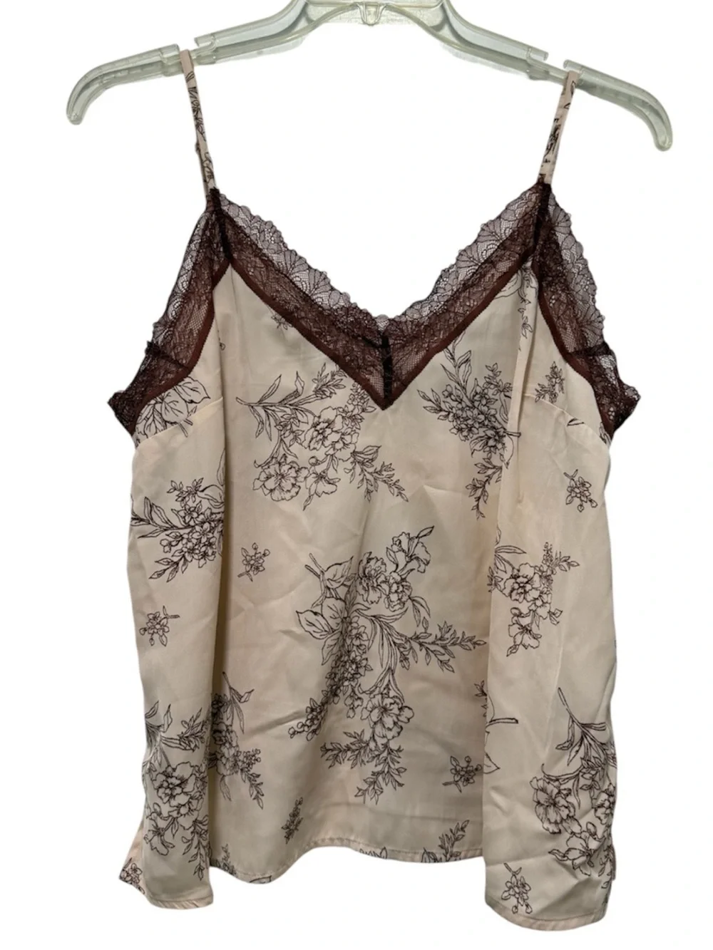 NWT Old Navy Lace Trim Floral Cami Top